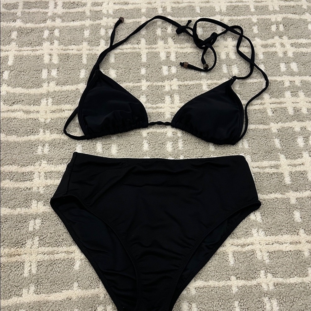 PINK Victoria's Secret Black Bikini Set